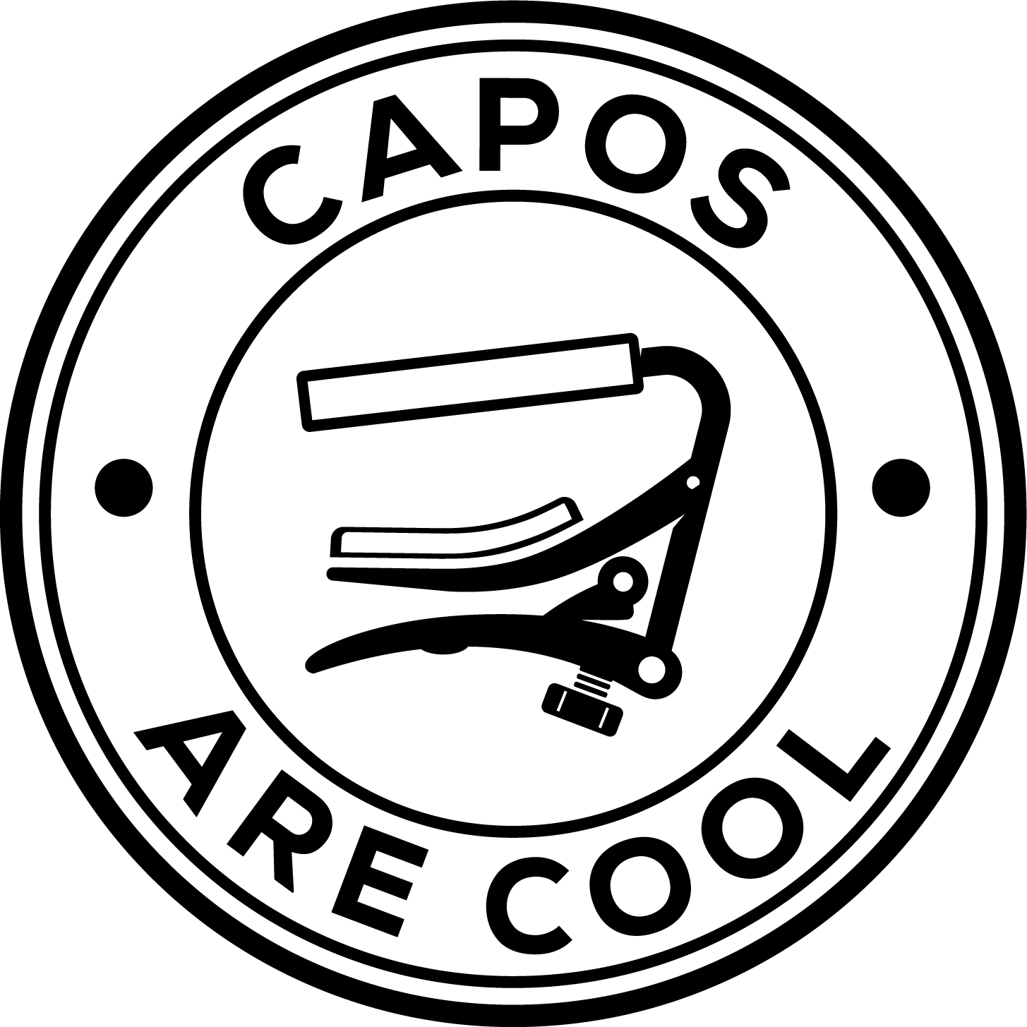 Transparent Capos Are Cool Logo with Transparent Background